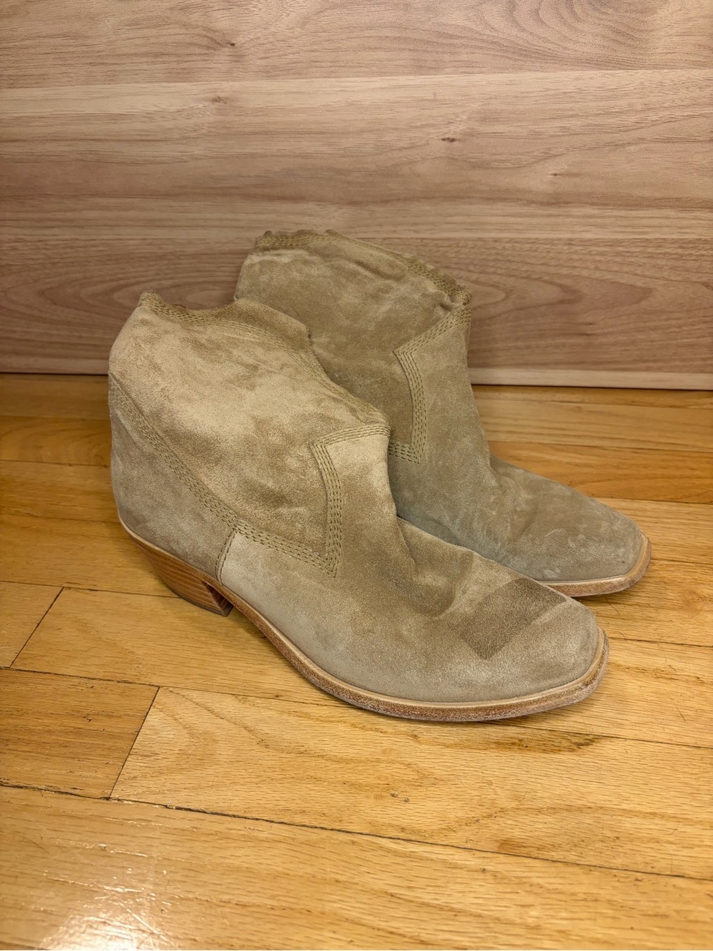 Pedro Garcia Bristol Suede Ankle Boots - Size 38